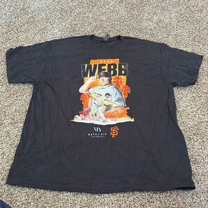 San Francisco Giants Logan Webb T-Shirt SGA 8/31/24 NEW Oracle Park